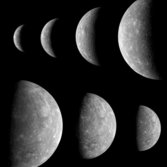 Mariner 10 Mercury approach and departure sequence