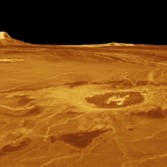 Venus's surface from radar data