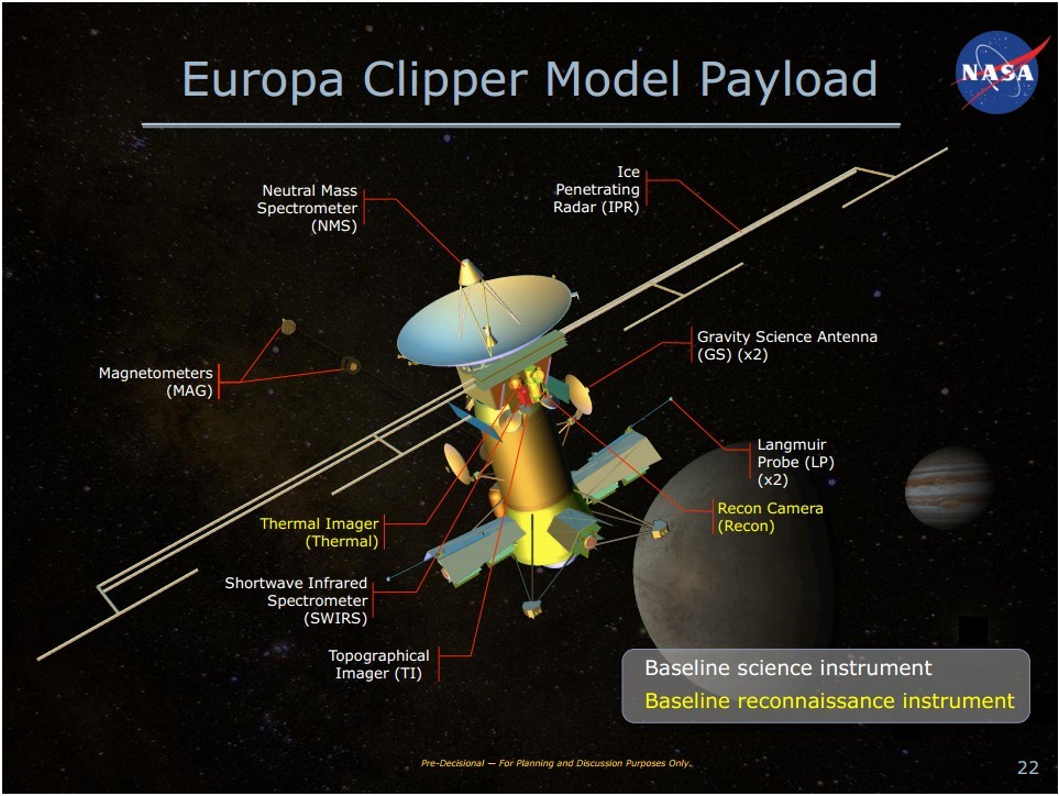 Europa Clipper Spacecraft Artists Concept Nasas