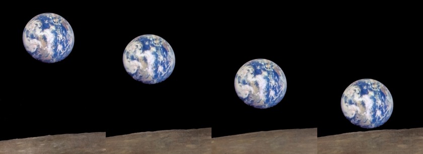 Earthset from Zond 7