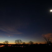 Planets over Cumbria