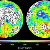 Map of the Moon's crustal density inferred from GRAIL's gravity map