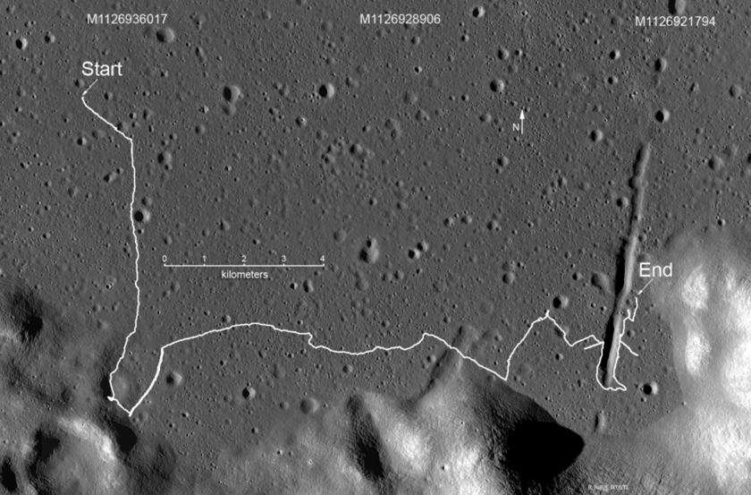 Lunokhod 2 traverse overview | The Planetary Society