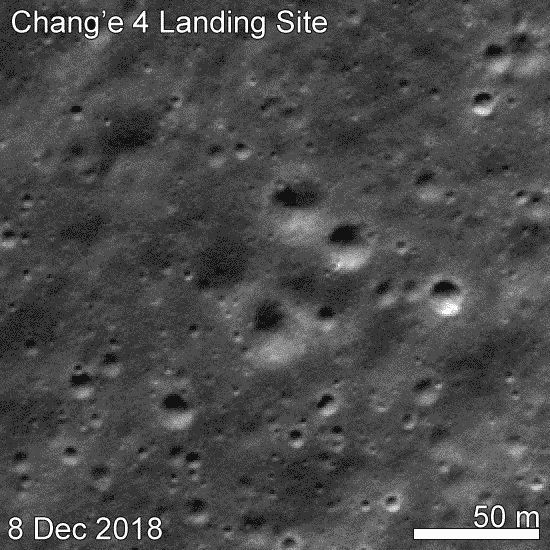 Chang'e-4 LRO timelapse