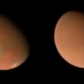 Hubble Space Telescope views of Mars' developing dust storm