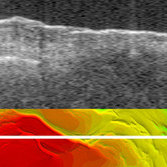 MARSIS radargram over Mars' south pole