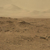 Panoramic view of northeastern hills, Curiosity sol 50