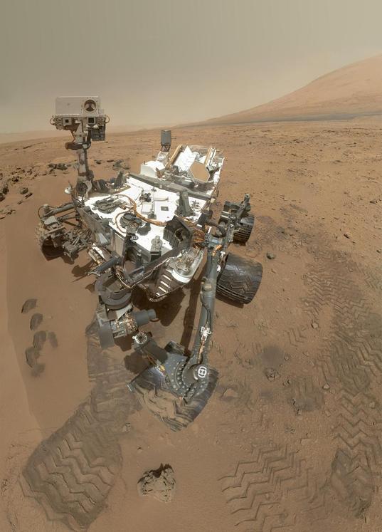 Curiosity MAHLI self-portrait, sol 84