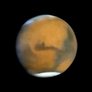 Mariner 7 approach image of Mars (reconstructed)