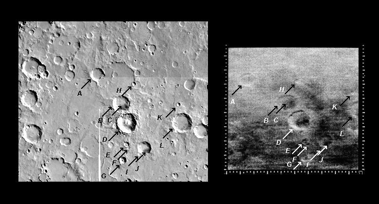 Mariner 4 image #8 compared with Viking