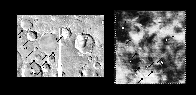 Mariner 4 image #14 compared with Viking