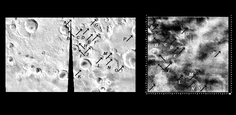 Mariner 4 image #15 compared with Viking