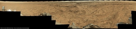 Curiosity panorama at