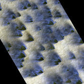 Seasonal fans near Mars' south pole: 