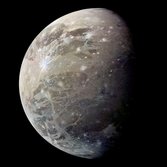 Ganymede in color from Voyager 1