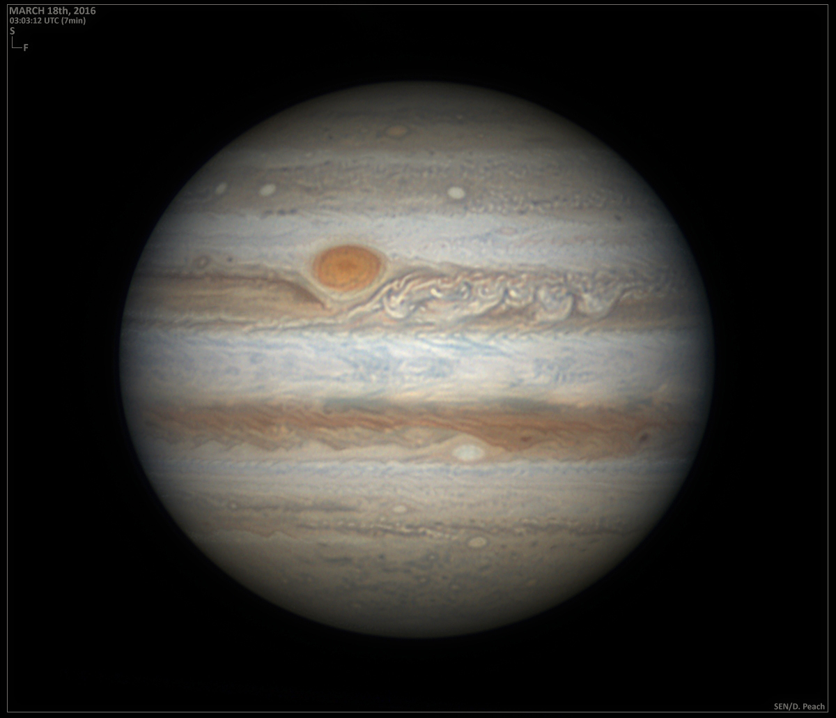 Jupiter on March 18, 2016 | The Planetary Society