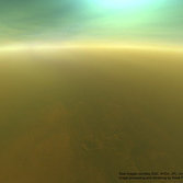 90 kilometers above the surface of Titan