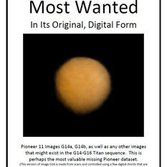 Wanted: Pioneer data in digital form