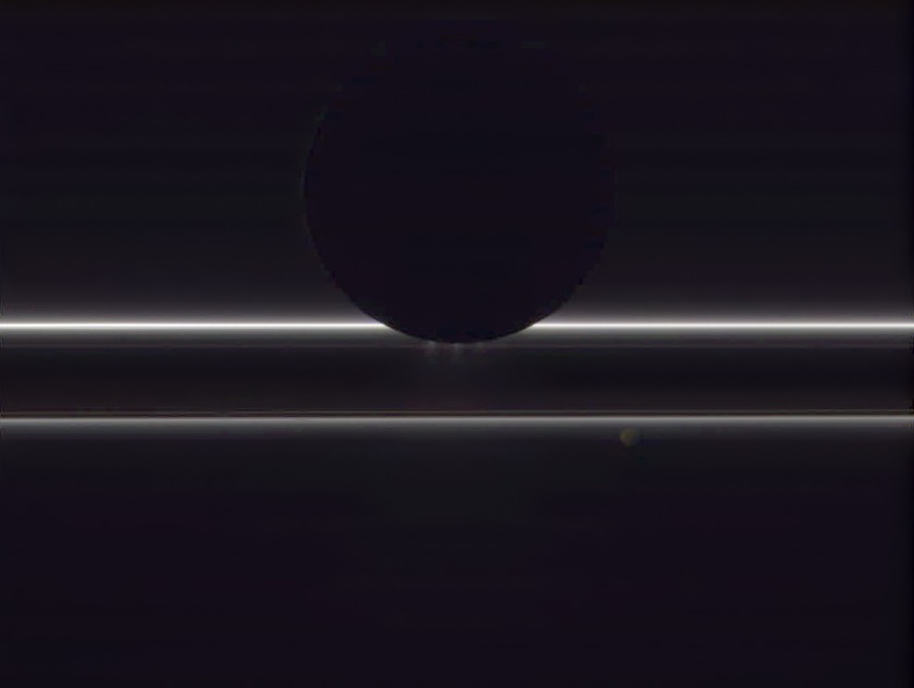 Enceladus, Prometheus, and the F ring
