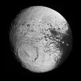 Iapetus' trailing hemisphere