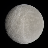 Rhea in natural color