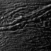 Highest-resolution mosaic from Cassini's October 31, 2008 flyby of Enceladus