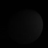 Enceladus comes out of eclipse