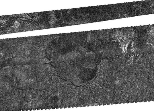 Basin Near Titan's South Pole