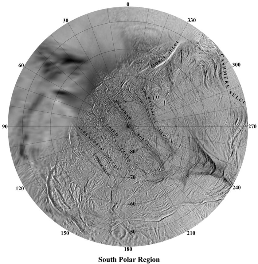 New names for Enceladus' features | The Planetary Society