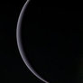 Uranus' crescent, January 25, 1986