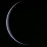 Uranus' crescent, February 1, 1986