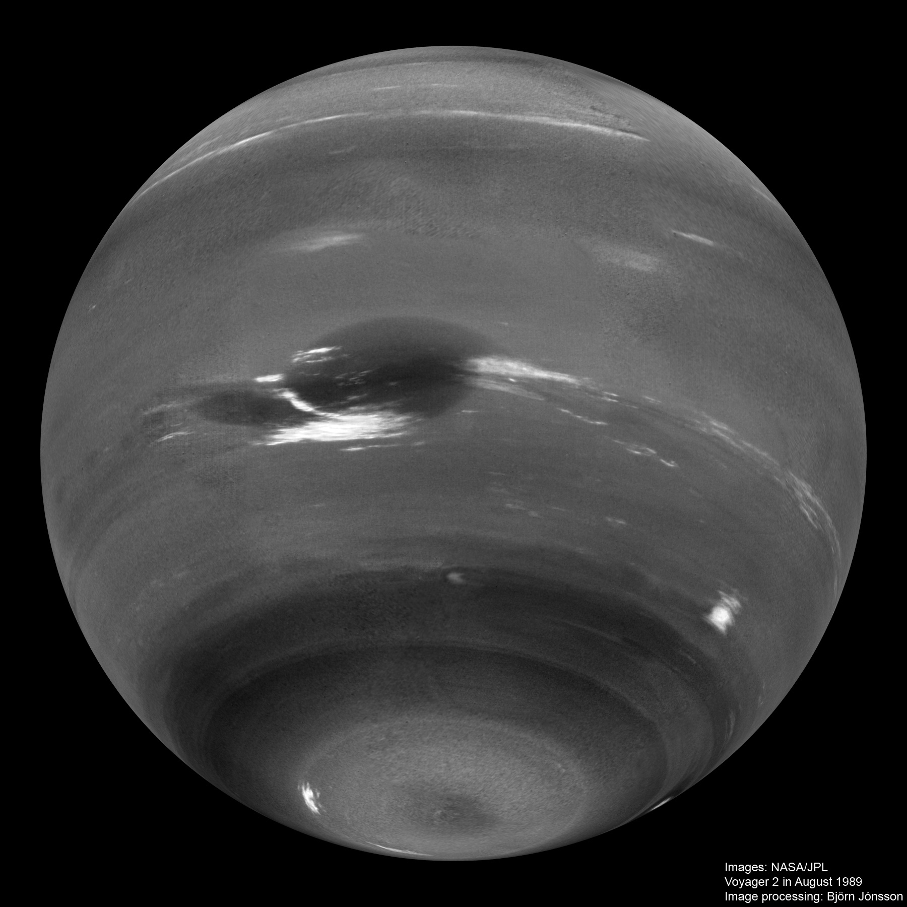 neptune images voyager