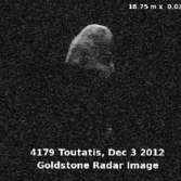 Radar images of asteroid 4179 Toutatis from the 2012 close approach