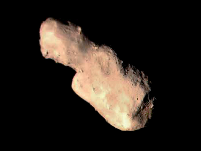 Composite image of Toutatis from Chang'E 2 photos
