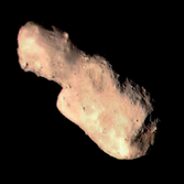 Composite image of Toutatis from Chang'E 2 photos