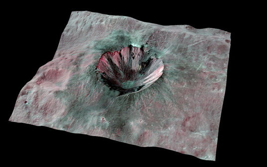 Cornelia Crater in 3D