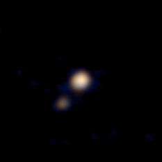 New Horizons' first color view of Pluto and Charon