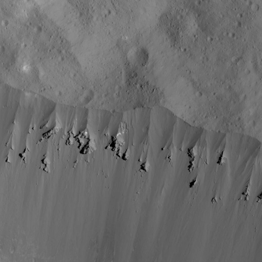   Occator Crater Landscapes 
