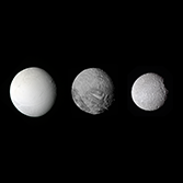 Three half-megameter moons