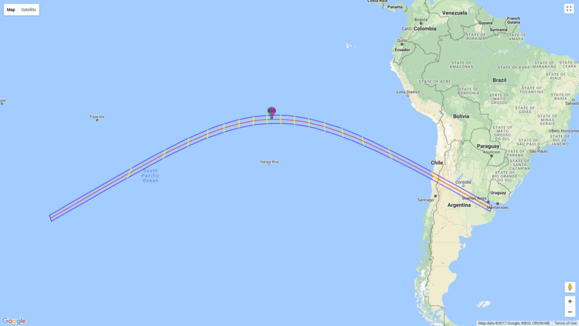 Eclipse path: July 2, 2019