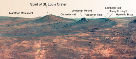 Spirit of St. Louis Crater
