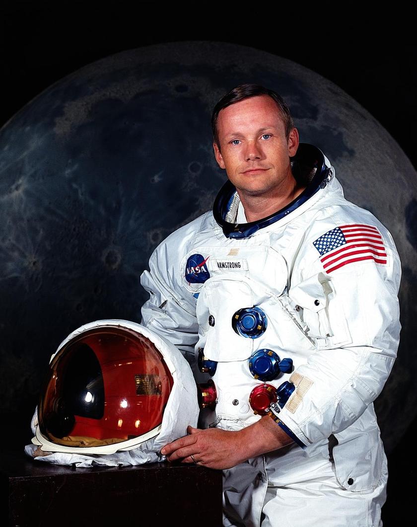 Portrait of Apollo 11 astronaut Neil Armstrong