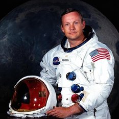 Portrait of Apollo 11 astronaut Neil Armstrong
