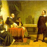 Galileo facing the Roman Inquisition, by Christiano Banti, 1857