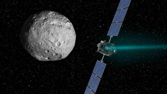 Dawn departs Vesta