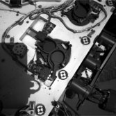 Curiosity's deck with SAM and Chemin inlets and UV sensor
