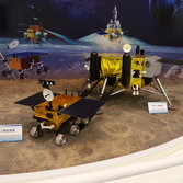Model of Chang'E 3 lunar lander and rover