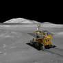 Artist's concept of Chang'e 3 rover on the Moon