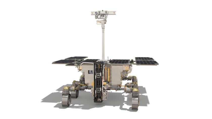 Rosalind Franklin, the ExoMars 2020 Rover, Drill Deployed