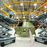 Orion capsule under construction